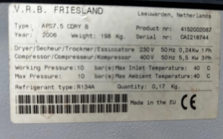 Airpress - APS 7,5 Basic Combi Dry